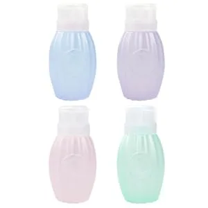  MERRYHAPY MERRYHAPY 4Pcs Nail Press Bottle Travel Lotion Bottles Containers For Liquids Container Plastic Lotion Resurrection Water Spin Nail Removal - product information 3