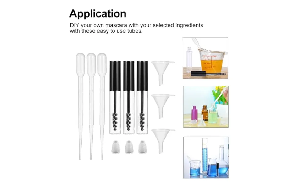  Gogogmee 10ml Glass Refillable Vial Set For Cosmetic Sample Containers For Lip Tubes And Eyeliner - product information 5