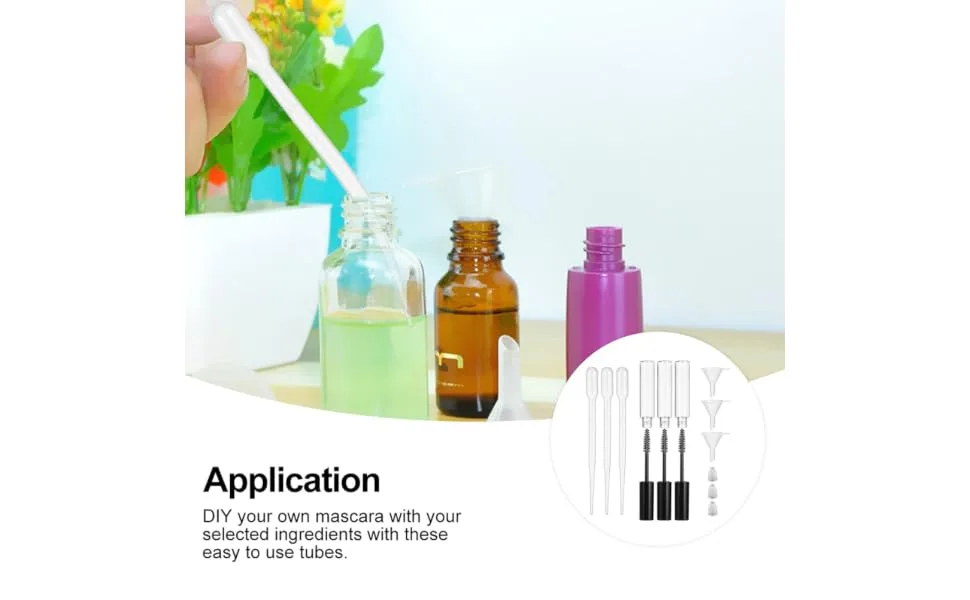  Gogogmee 10ml Glass Refillable Vial Set For Cosmetic Sample Containers For Lip Tubes And Eyeliner - product information 6