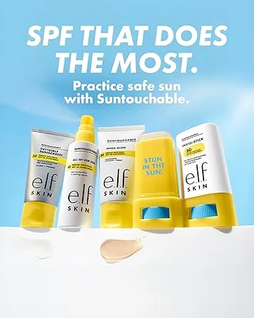 e.l.f. Lip Plumping Gloss High-Shine Sheer Color Hydrates & Creates Fuller Lips With Vitamin E - Pink Sugar - 0.1 Fl Oz - e.l.f. SPF
