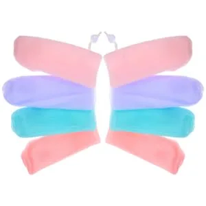  HONMEET 8 Pieces Foaming Net for Loofah Pouch Bag Foaming Bag Pouch Bag Bag Holder Shampoo Bag PE Bags - product information 1