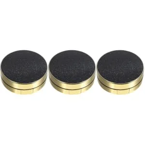  HONMEET 3 Pieces Two Layer Boxes Compact Cushion Puff Makeup Container Cushion Makeup Bag Refillable Powder Bag Free Travel Container For Makeup Powder - product information 1