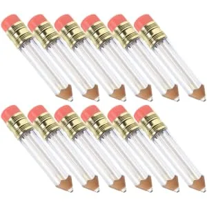  Gogogmee 12 Pieces Sample Packaging Tubes Cute Lip Gloss Tubes Lip Gloss Tube Container Lip Gloss Pencil Lip Gloss Refillable Tubes - product information 2