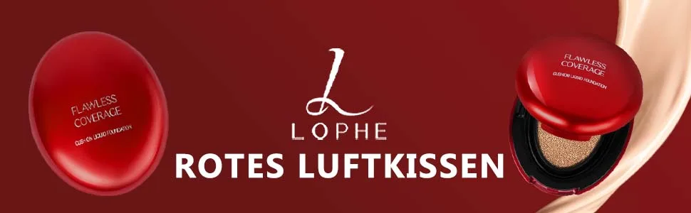  LOPHE LOPHE Cushion Foundation Moisturizing CC Cream Lightweight Skin Cushion Long-Lasting Concealer Even Skin Tone #03 - aplus content image