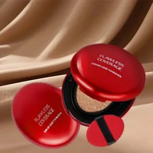  LOPHE LOPHE Cushion Foundation Moisturizing CC Cream Lightweight Skin Cushion Long-Lasting Concealer Even Skin Tone #03 - aplus content image