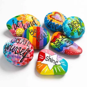 Apple Barrel Gloss Acrylic Paint in Assorted Colors (2-Ounce)  20621 White - apple barrel rock project