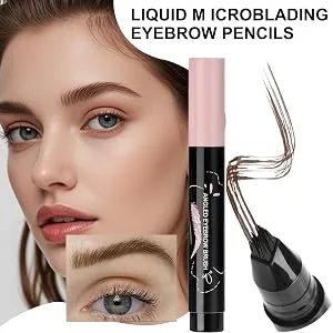  Teksome Women's Eyebrow Pencils | Waterproof Long-Lasting Eyebrow Pen Ultra-Fine Tip 1.4ml Natural Makeup for Everyday Use & Going Out - Adaptabilité Maximale