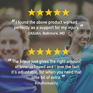 ACE Brand Adjustable Compression Elbow Support  Moderate Support for Weak  Sore or Injured Joints  Adjustable Features  One Size Fits Most Neoprene Ebow Support - I found the above product worked perfectly as a support for my injury. -DASohn, Baltimore, MD
