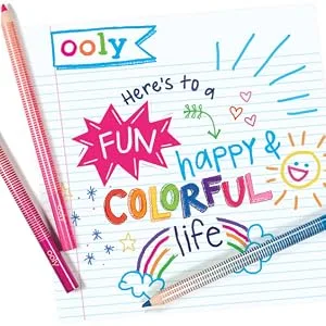OOLY  Natural Beeswax Crayons  Set of 24 (133-50) - create your happy