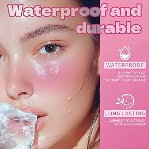  Stronrive Liquid Blush - Thermal Effect Rosy Cream for Natural Cheeks | Blendable Cosmetic for Outings Travel Dates and Events - Innovation sensorielle