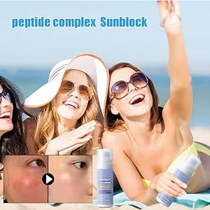  YRTUOP Protective Sunscreen Lotion - 60ml Fluid Face Cream Sun Protection | Sweat-Resistant Cosmetic Fast Absorbing for Beach and Hiking - Équilibre Hydrique
