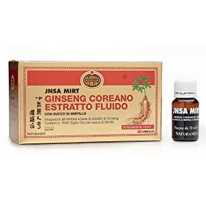  Naturando Naturando White Ginseng Gold Seal Soft Extract Tonic Adaptogen Anti-Fatigue Action 20g Pack - Ginseng Extrait Fluide