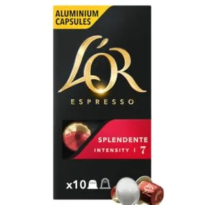  L'OR L'OR Espresso Splendente Intensity 7 Nespresso* compatible coffee capsules (pack of 10 100 capsules total) - product information 2