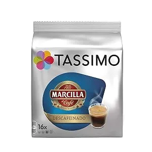  Tassimo Tassimo Marcilla Decaffeinated Coffee Capsules | 80 Capsules Compatible with Tassimo Coffee Makers - 5-Pack - Amazon Exclusive - product information 2