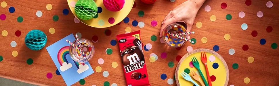  M&M's M&M Chocolate Bar Chocolate 16 x 165 grams - cookie