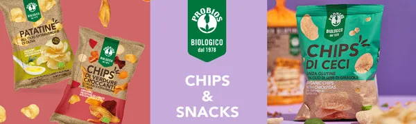  Probios Probios Chips with lentils and organic paprika - packaging 12x40g - Chips