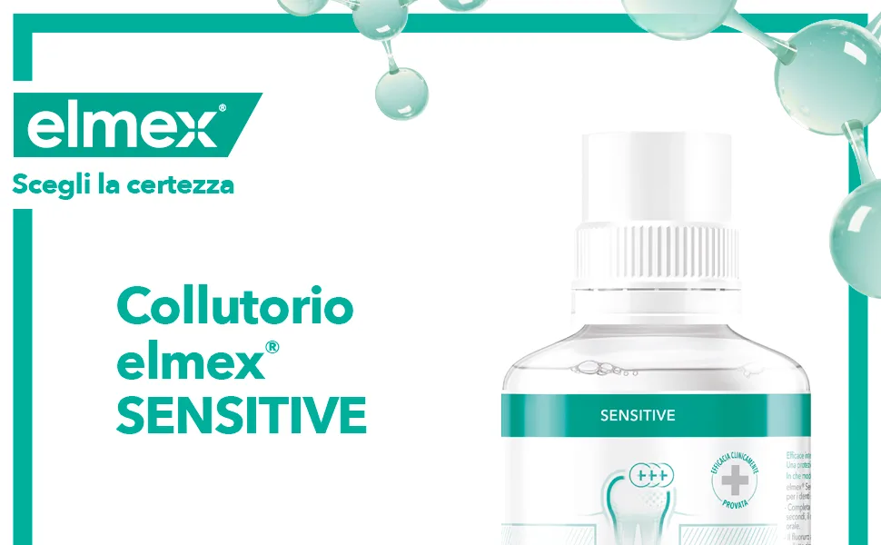  ELMEX ELMEX Sensitive Mouthwash extra protection against sensitive teeth and root caries 2 x 400 ml 956 g - Bain de bouche Elmex Sensitive