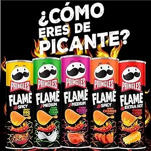  Pringles Pringles Pringles Flame Spicy Barbecue Tile Chips 160 g - Flame