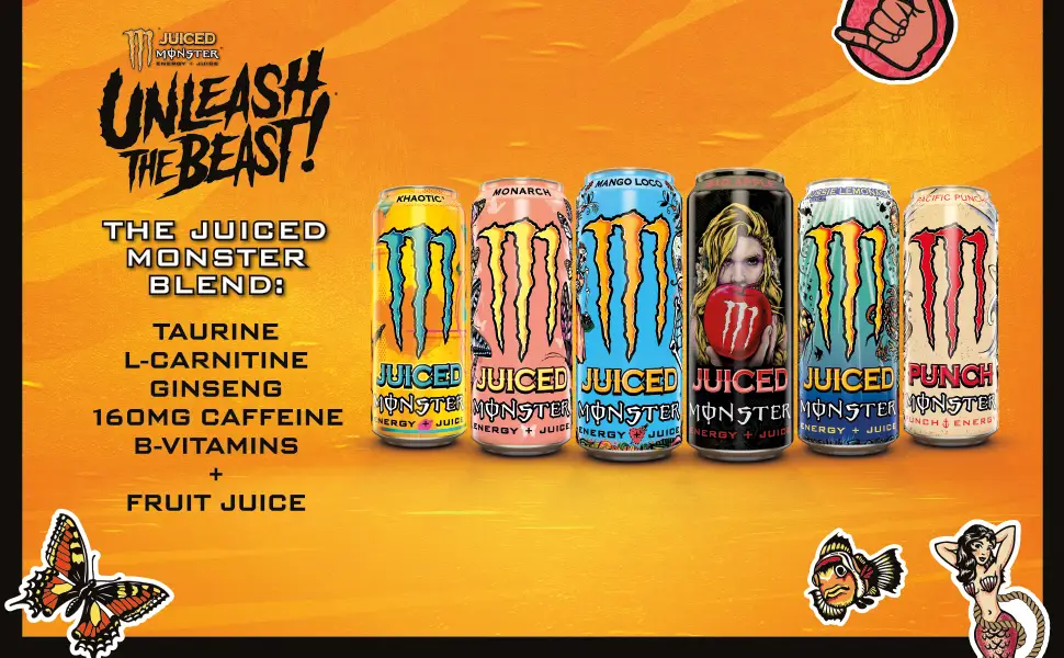  Monster Monster Pipeline Punch Energy Drink 4 x 500 ml - product information 3
