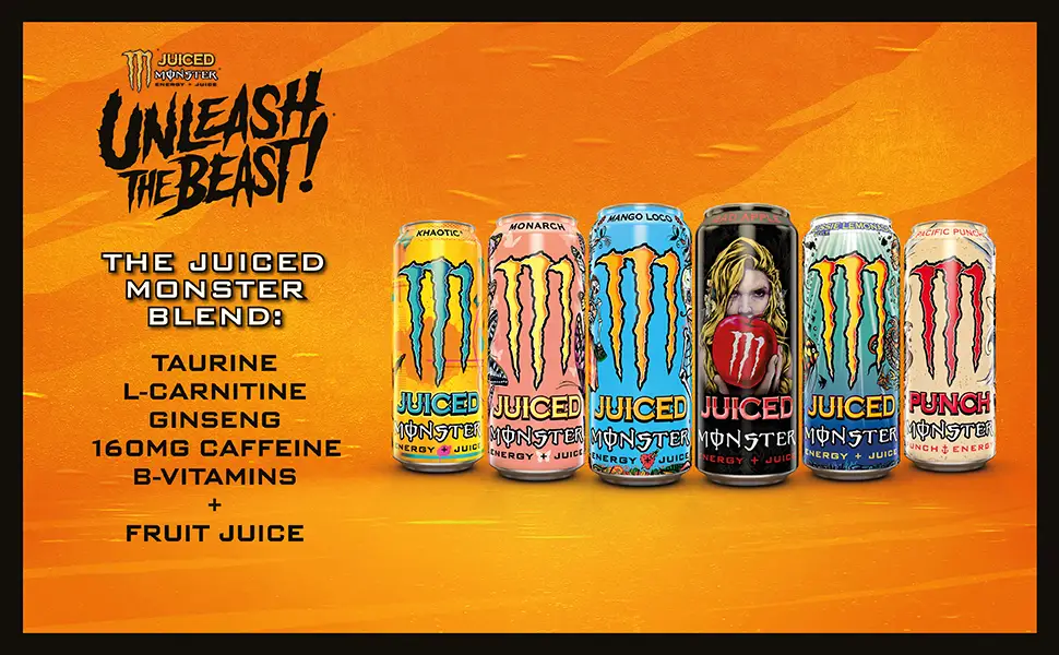  Monster Monster Energy Khaotic 12 x 500 ml - Gamme Khaotic