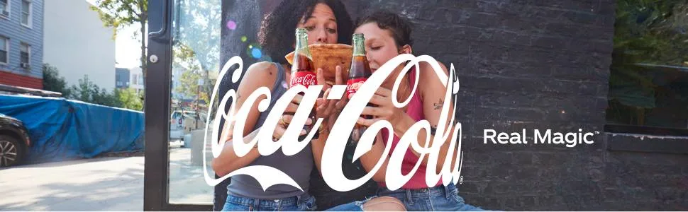  Coca-Cola Coca-Cola Zero Sugars Zero Caffeine - 6 x 1.5L Bottles All the Flavour Coca-Cola Calorie Free and Caffeine Free 100% Recycl - friends eating on the go