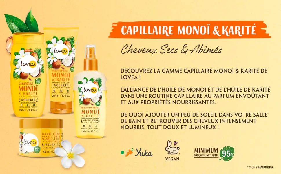  Lovea Lovea Monoi & Shea 3-in-1 Hair Mask 390 ml - test