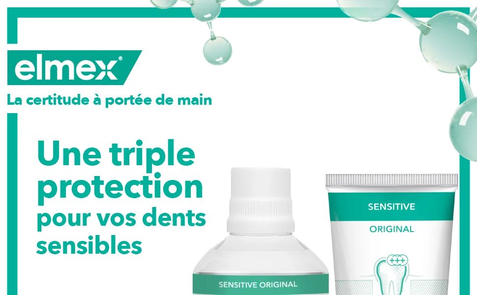  ELMEX ELMEX - Elmex Sensitive Toothpaste Gentle Whiteness 0% Colourants - Sensitive Teeth Painful Gums Enamel Protection - 2 x 75 ml - test