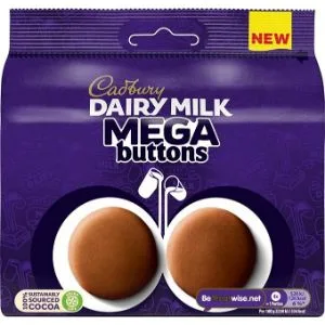 Cadbury Cadbury Dairy Milk Mega Buttons Giant Chocolate Sharing Buttons 192g (Pack of 1) - aplus content image