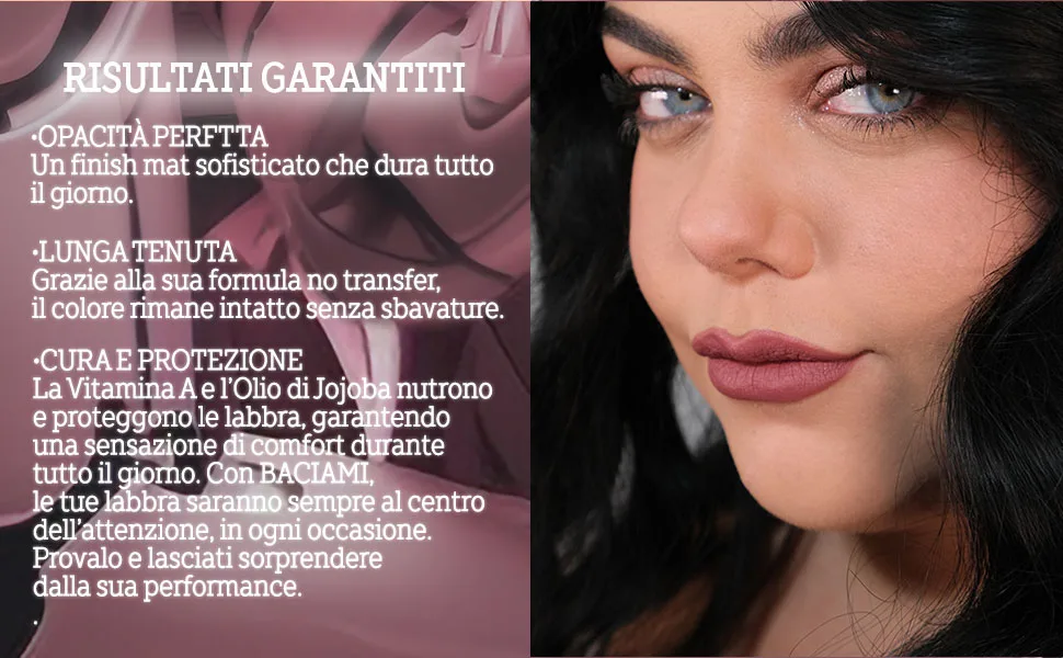  LAYLA Kiss Me No Transfer Matte Lipstick - baiser moi 4