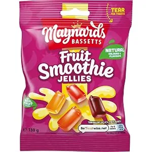  Cadbury Maynards Bassetts Jelly Candies 189g Bag - Smoothies