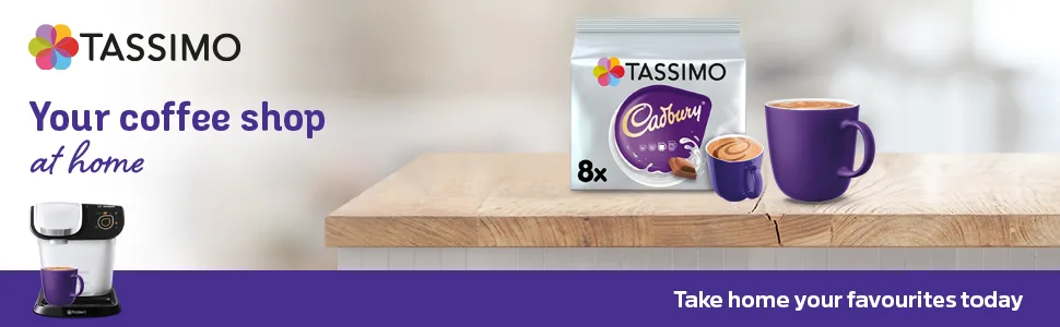 Tassimo Tassimo Cadbury Hot Chocolate T-Discs 2 Packs of 8 (16 Discs Total) - Cadbury