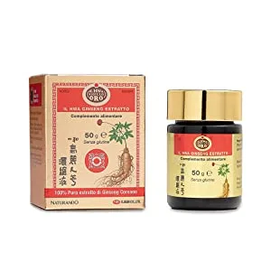  Naturando Naturando Ginseng Joint Gold Soft Extract Toning Adaptogen Anti-Fatigue Action - 50g Pack Gluten Free - Extrait de ginseng molle