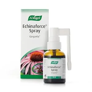  A.Vogel A.Vogel Echinaforce Throat Irritation Relief Spray with Echinacea and Sage Immune System Natural Support Organic Ingredients - Echinaforce, Echinacea, Système immunitaire, Spray, Gorge, Maux de gorge