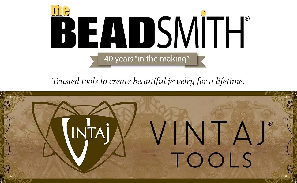 Vintaj Tools by Beadsmith Semi-Flush Cutter   5-Inches (127mm)  Ergonomic Handle   Make Clean  Flush & Precise Cuts   Jewelry Making Tool for Creating Earrings  Bracelets & Necklaces - Vintage Tools _ beadsmith 40 years in the making