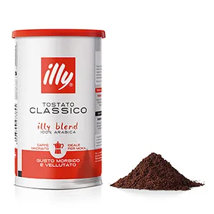  illy illy Tostato Classic Coffee Grinder Mocha 12 x 250g Jars - illy café moulu