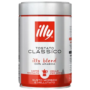  illy illy Tostato Classic Coffee Grinder Mocha 12 x 250g Jars - illy café moulu classique