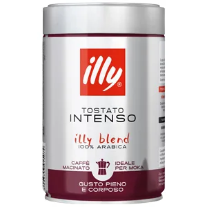  illy illy Tostato Classic Coffee Grinder Mocha 12 x 250g Jars - illy café moulu intense