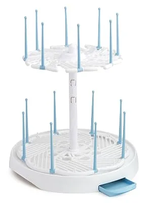 Munchkin  High Capacity Drying Rack for Baby Bottles and Accessories  White - drying rack