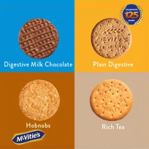  McVitie's McVities Penguin Milk Chocolate Biscuit Bar 393g (Pack of 16) - Sélection de biscuits