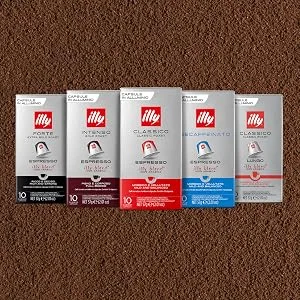  illy illy Intenso Compatible Nespresso Coffee Capsules - Aluminium - Pack of 100 - capsules