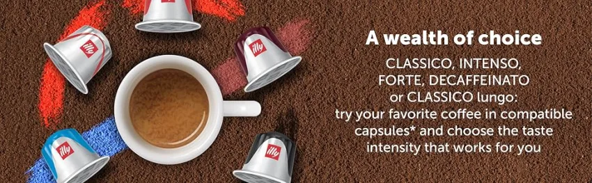  illy illy Intenso Compatible Nespresso Coffee Capsules - Aluminium - Pack of 100 - capsules illy contenu
