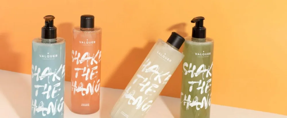  Valquer Laboratorios Valquer Shake Pack of 4 Lasting Bath Gel Refills - One Bottle Endless Gels Zero Waste 25 grams 400 ml Gel - 4 Earth Sachets of 25 g - Valquer Shake