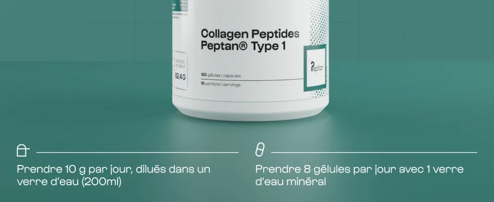  Nutrimuscle Nutrielement - Collagen Peptide Type 1 Powder 1.2 kg - Hydrolyzed Collagen - Dietary Supplement for Tendons and Joints - collagène