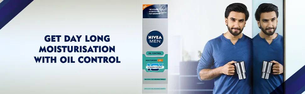 Nivea Men Oil Control Moisturiser (10X whitening) 40ml - product information 1