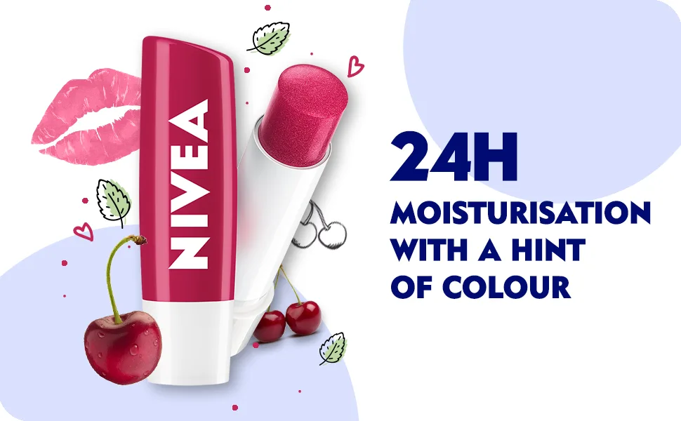 Nivea Lip Care Fruity Shine Cherry  4.8gm - product information 2