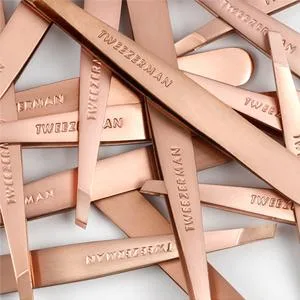 Tweezerman Nail Clipper Set - Tweezerman Rose Gold Slant Tweezers
