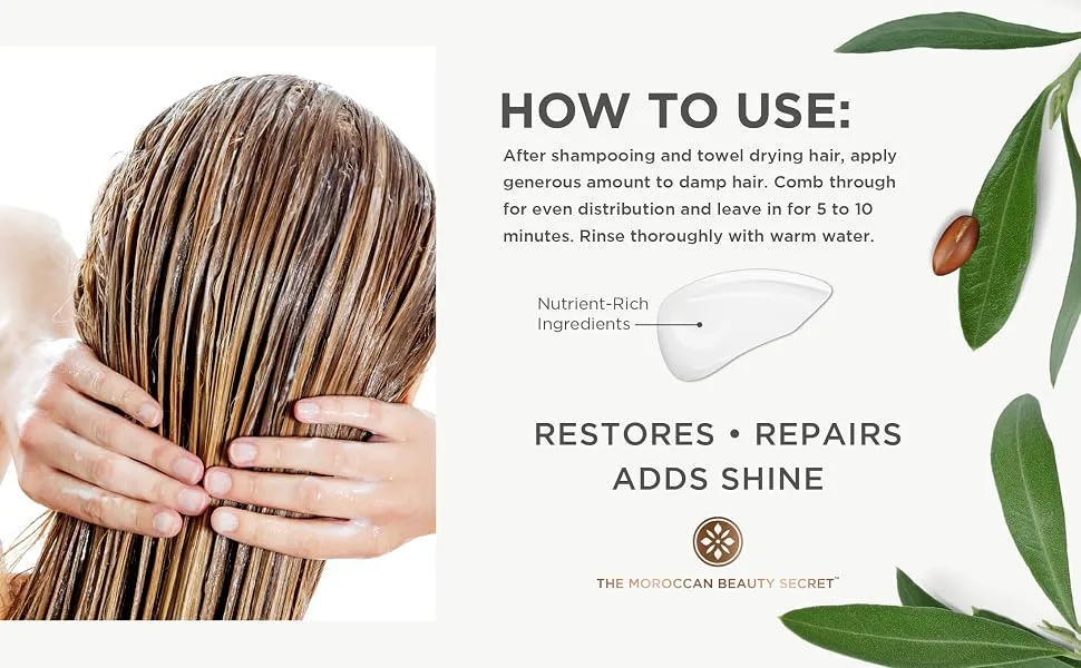 Argan Magic Hair Mask - How To Style