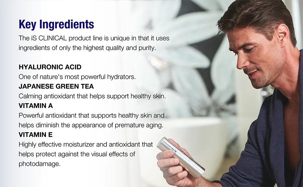iS CLINICAL Moisturizing Complex  Face Moisturizer  Anti Blemish and Anti Aging Moisturizer  Hydrating Formula with Vitamin A - vitamina c para el rostro serum