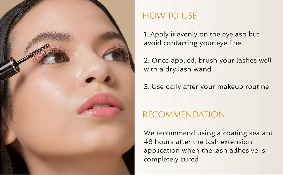 BL Black Diamond Lash Coating Sealant | Protective topcoat lash coating & conditioner for eyelash extensions 7ml - lash extension coating sealant