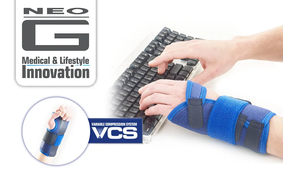 Neo G Stabilized Carpal Tunnel Wrist Brace - Tendonitis Wrist Brace - For Arthritis  Tendonitis  Joint Pain  Sprains - Adjustable Compression - Left Hand - Class 1 Medical Device - product information 31